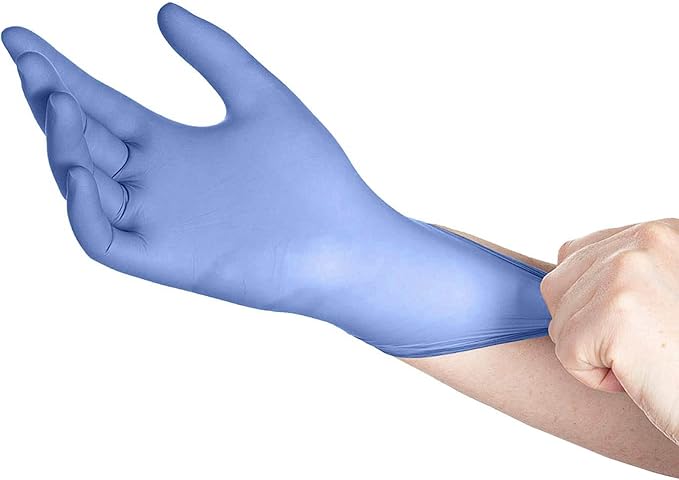 Powder-Free Nitrile Examination Gloves – Blue